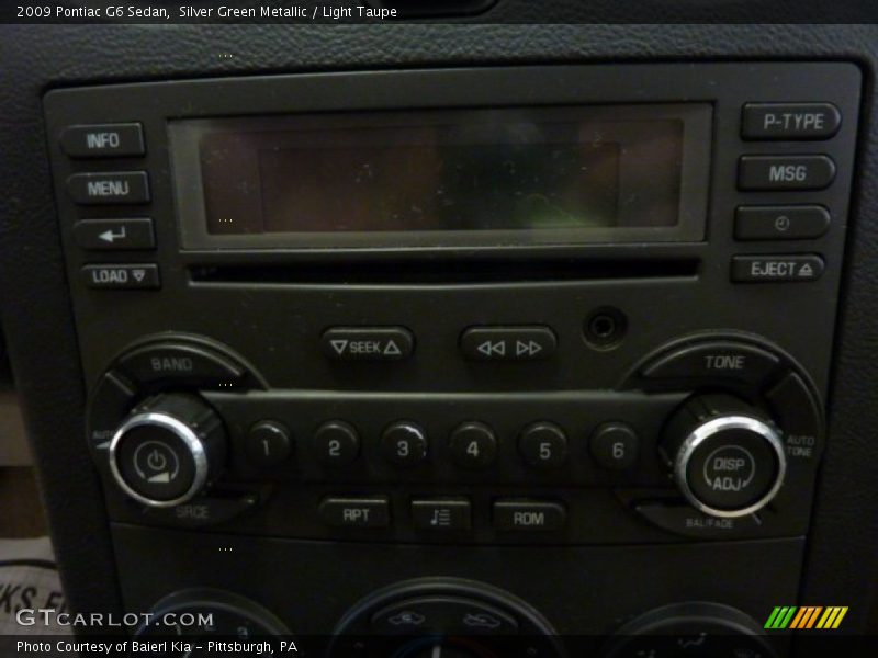 Silver Green Metallic / Light Taupe 2009 Pontiac G6 Sedan