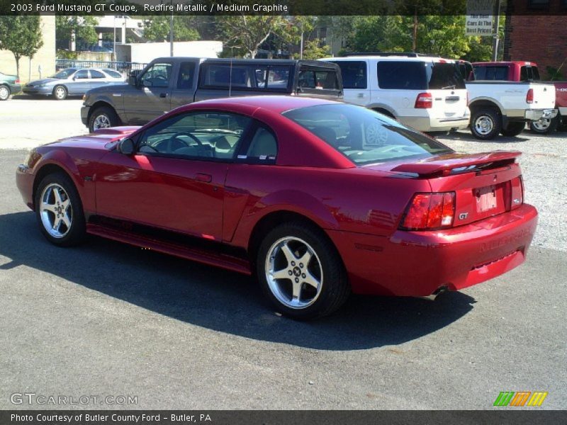 Redfire Metallic / Medium Graphite 2003 Ford Mustang GT Coupe