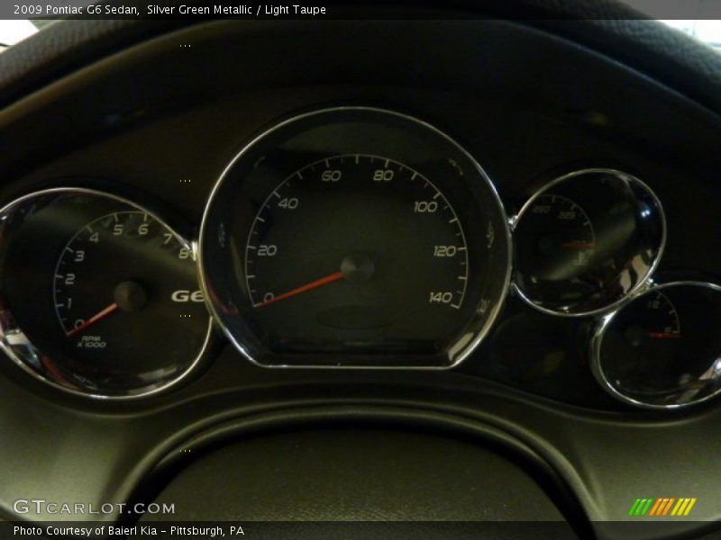 Silver Green Metallic / Light Taupe 2009 Pontiac G6 Sedan