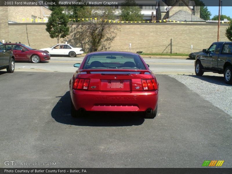 Redfire Metallic / Medium Graphite 2003 Ford Mustang GT Coupe