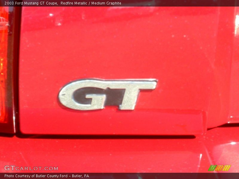 Redfire Metallic / Medium Graphite 2003 Ford Mustang GT Coupe