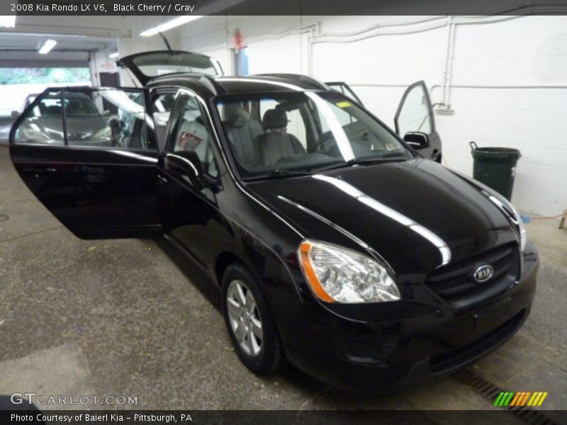 Black Cherry / Gray 2008 Kia Rondo LX V6