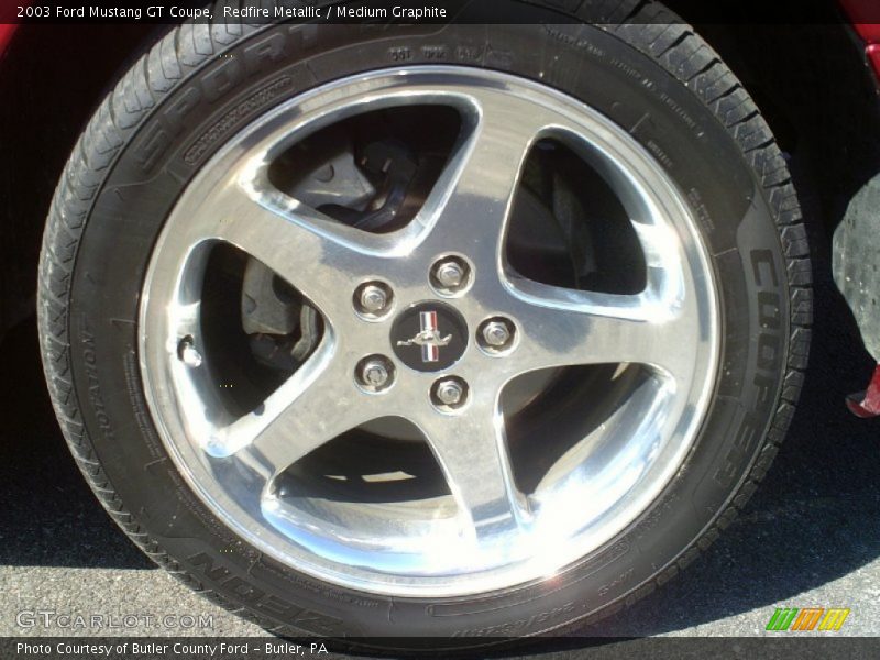 Redfire Metallic / Medium Graphite 2003 Ford Mustang GT Coupe