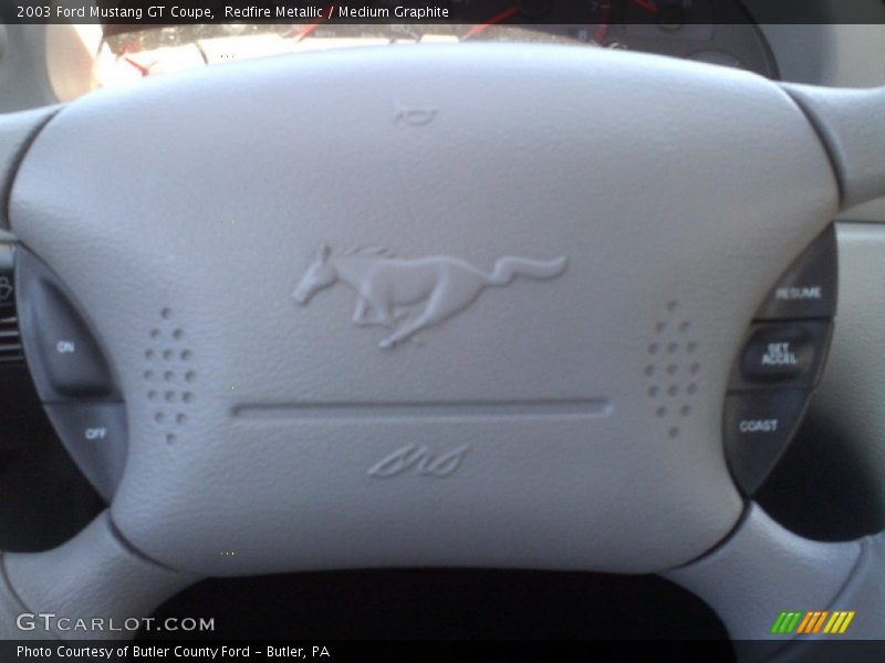 Redfire Metallic / Medium Graphite 2003 Ford Mustang GT Coupe
