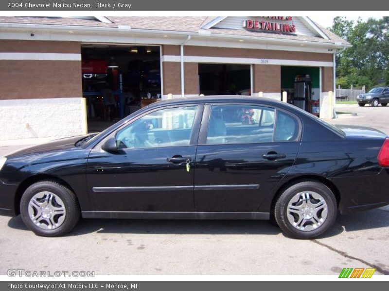 Black / Gray 2004 Chevrolet Malibu Sedan