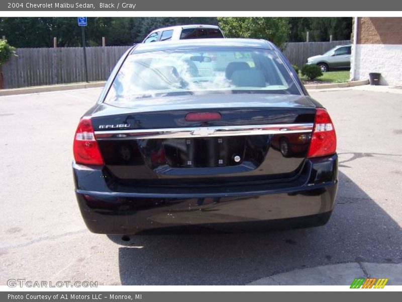 Black / Gray 2004 Chevrolet Malibu Sedan