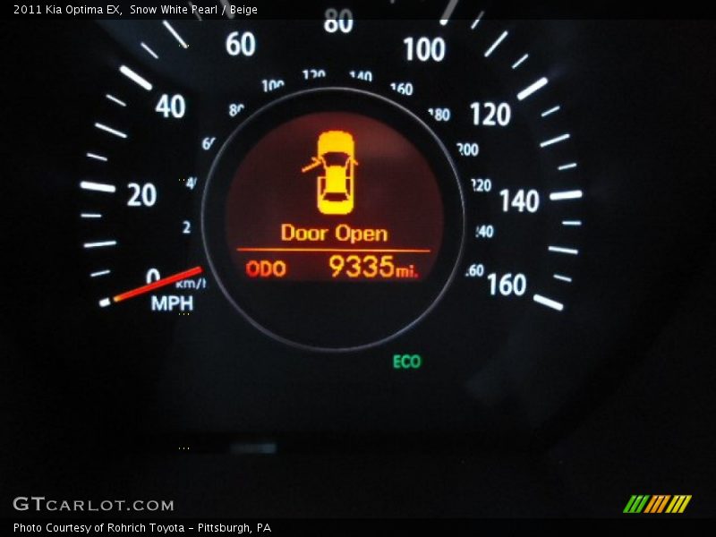 Snow White Pearl / Beige 2011 Kia Optima EX