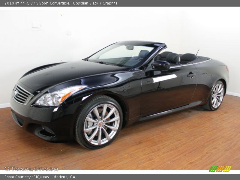  2010 G 37 S Sport Convertible Obsidian Black
