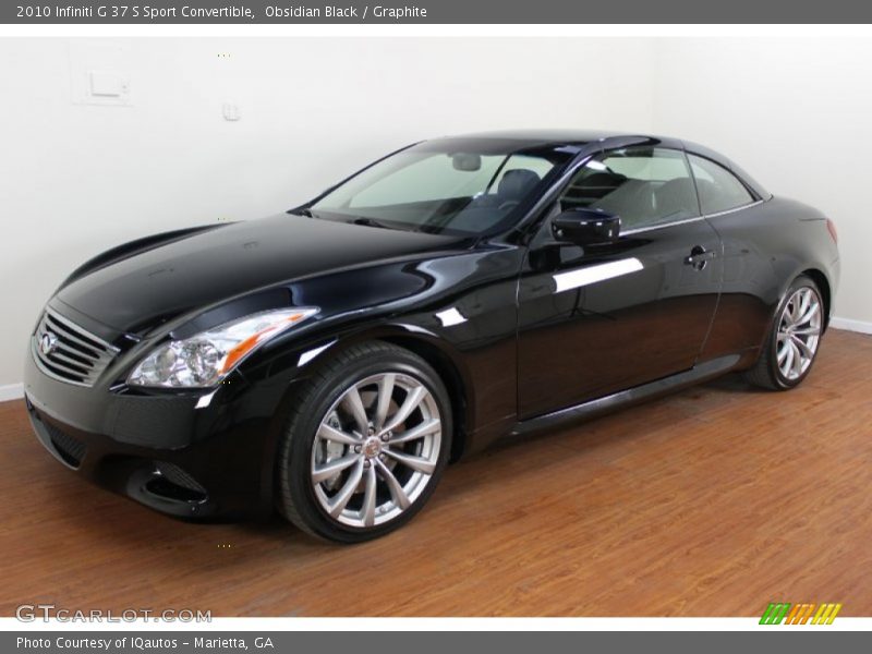 Obsidian Black / Graphite 2010 Infiniti G 37 S Sport Convertible