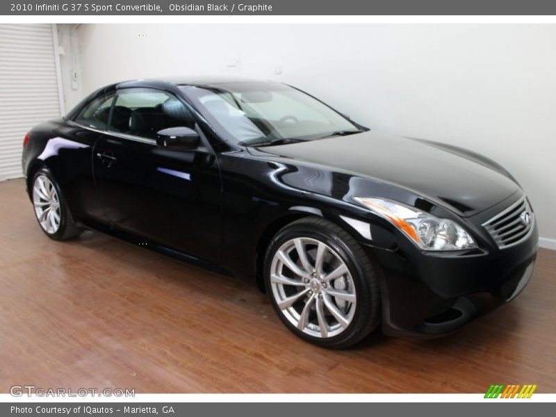 Obsidian Black / Graphite 2010 Infiniti G 37 S Sport Convertible