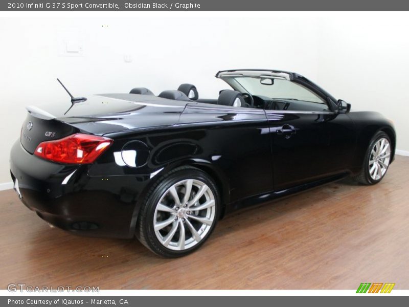 Obsidian Black / Graphite 2010 Infiniti G 37 S Sport Convertible