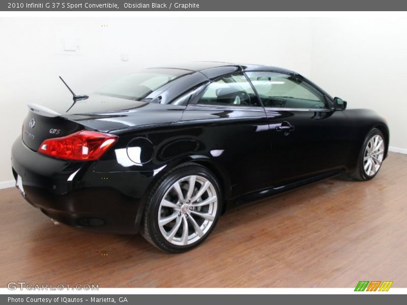 Obsidian Black / Graphite 2010 Infiniti G 37 S Sport Convertible
