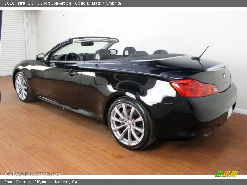 Obsidian Black / Graphite 2010 Infiniti G 37 S Sport Convertible