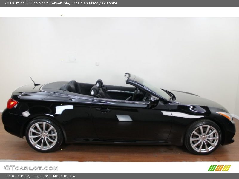 Obsidian Black / Graphite 2010 Infiniti G 37 S Sport Convertible