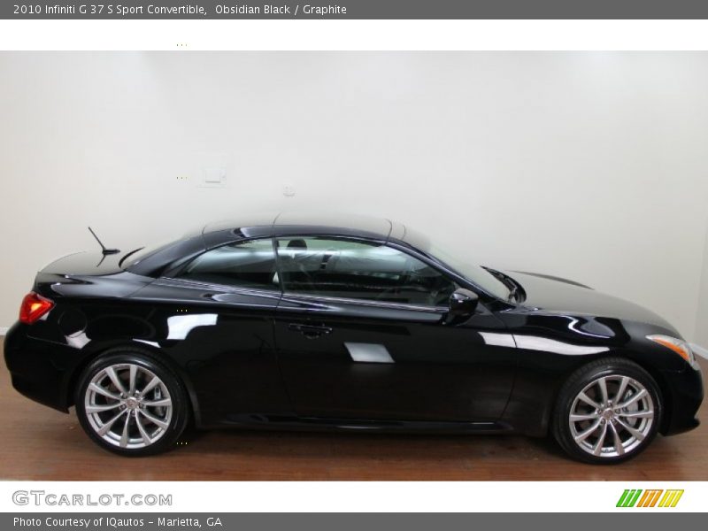  2010 G 37 S Sport Convertible Obsidian Black
