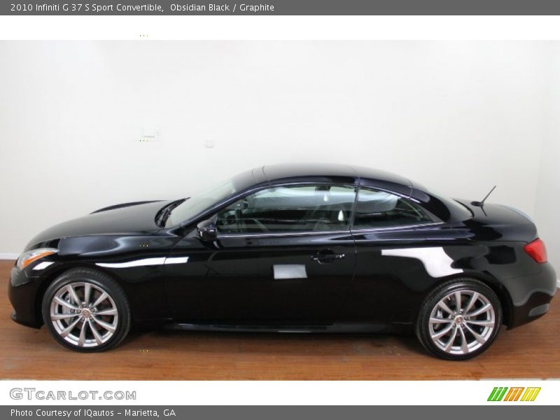 Obsidian Black / Graphite 2010 Infiniti G 37 S Sport Convertible