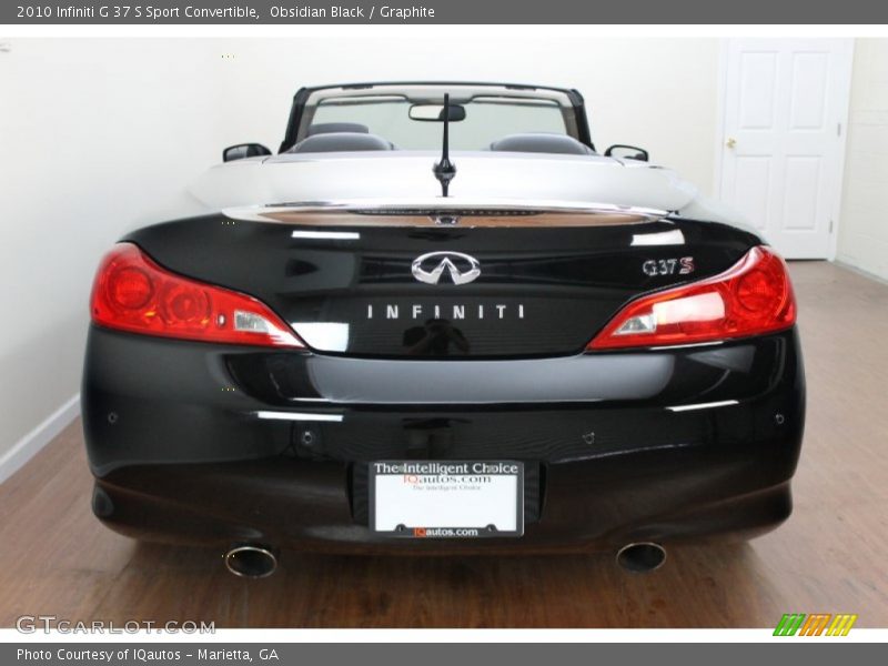 Obsidian Black / Graphite 2010 Infiniti G 37 S Sport Convertible