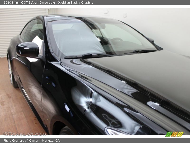 Obsidian Black / Graphite 2010 Infiniti G 37 S Sport Convertible
