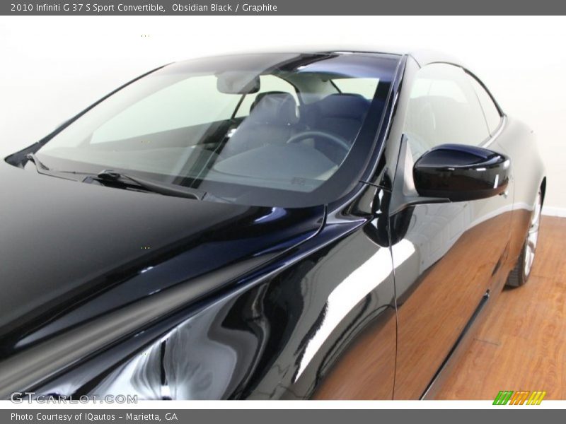 Obsidian Black / Graphite 2010 Infiniti G 37 S Sport Convertible