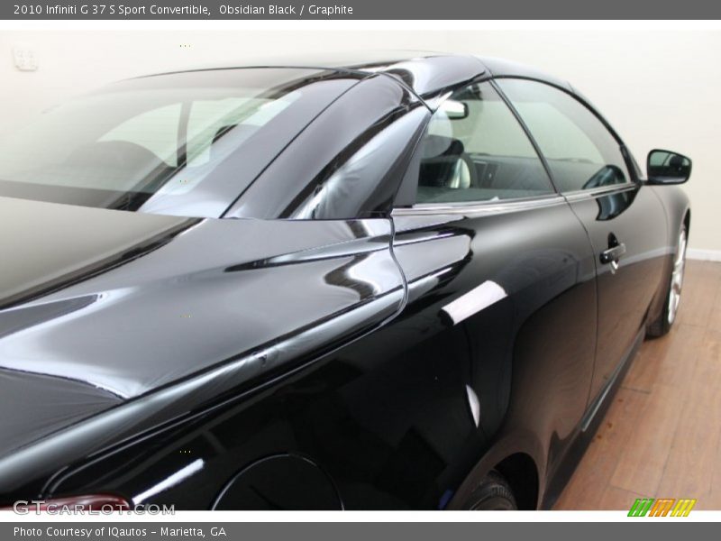 Obsidian Black / Graphite 2010 Infiniti G 37 S Sport Convertible