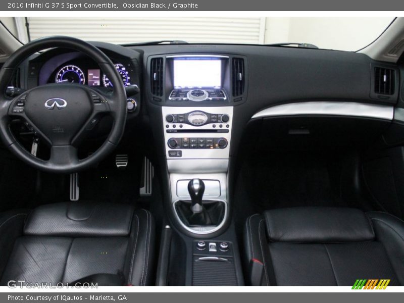 Dashboard of 2010 G 37 S Sport Convertible