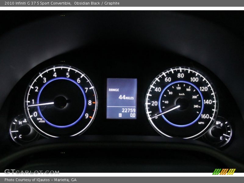  2010 G 37 S Sport Convertible 37 S Sport Convertible Gauges