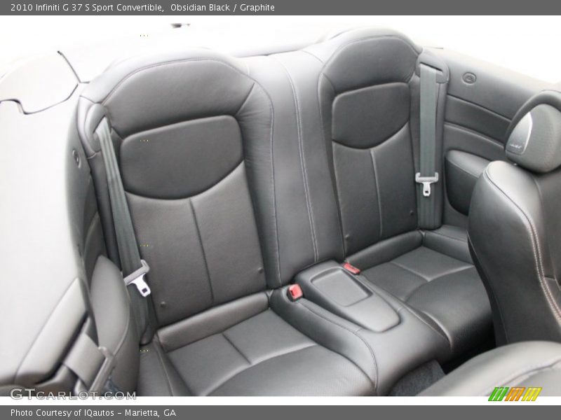  2010 G 37 S Sport Convertible Graphite Interior