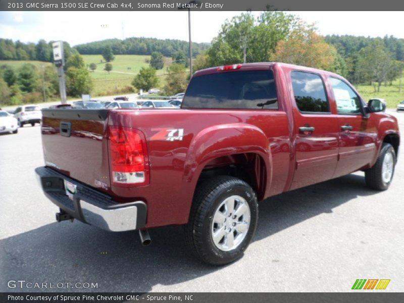 Sonoma Red Metallic / Ebony 2013 GMC Sierra 1500 SLE Crew Cab 4x4