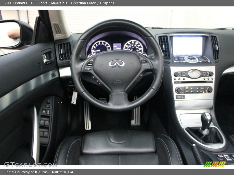 Dashboard of 2010 G 37 S Sport Convertible