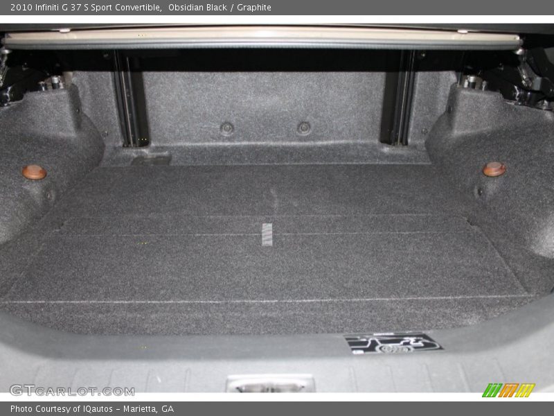  2010 G 37 S Sport Convertible Trunk