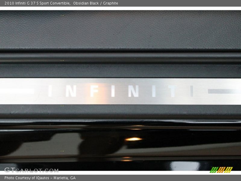 Obsidian Black / Graphite 2010 Infiniti G 37 S Sport Convertible