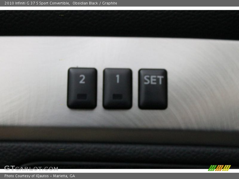 Obsidian Black / Graphite 2010 Infiniti G 37 S Sport Convertible