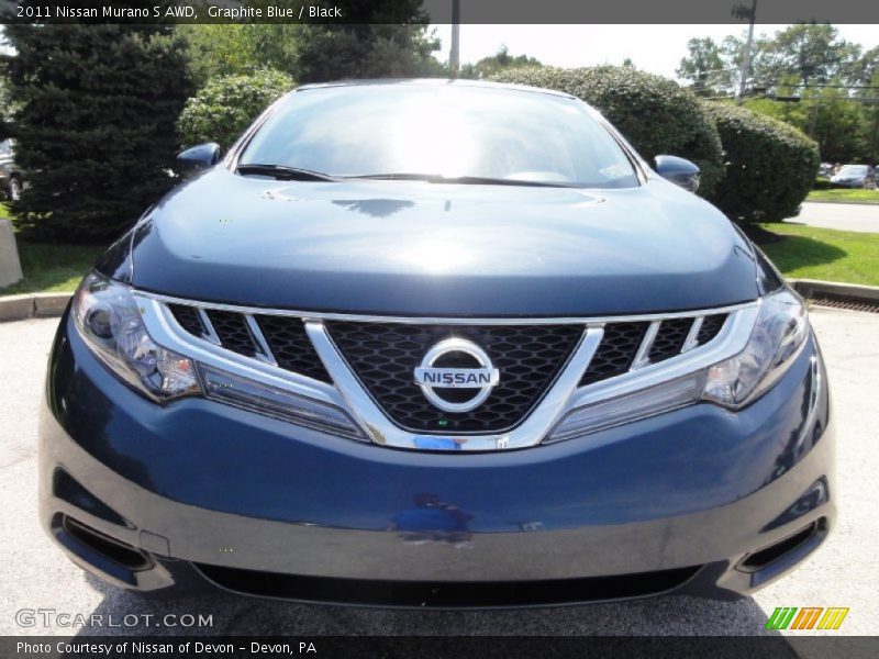 Graphite Blue / Black 2011 Nissan Murano S AWD