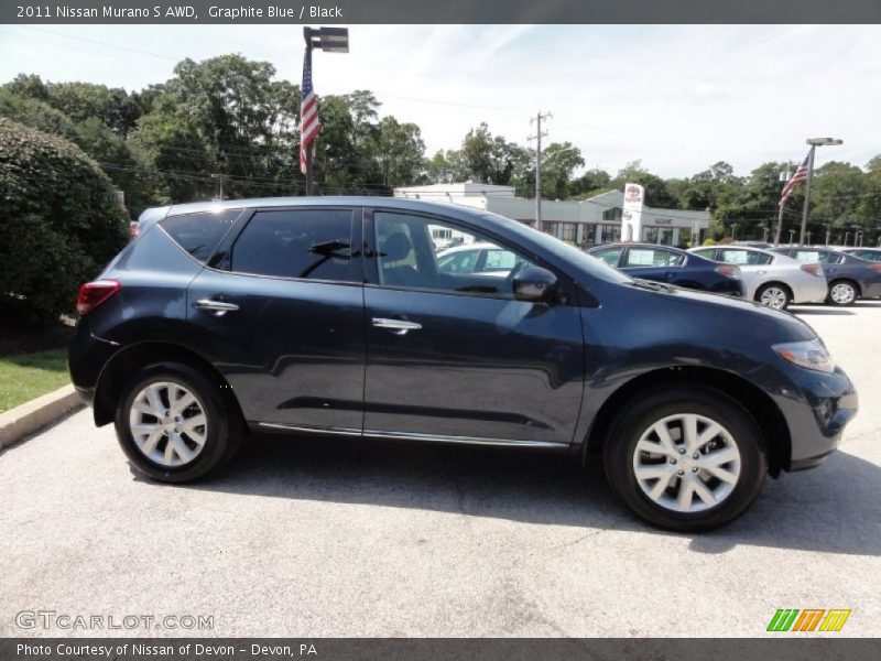 Graphite Blue / Black 2011 Nissan Murano S AWD