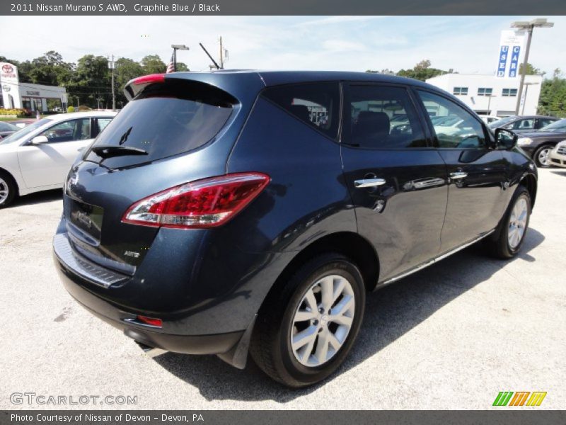 Graphite Blue / Black 2011 Nissan Murano S AWD