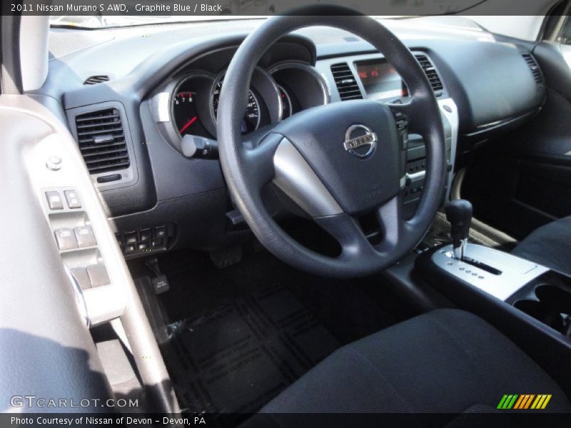 Graphite Blue / Black 2011 Nissan Murano S AWD
