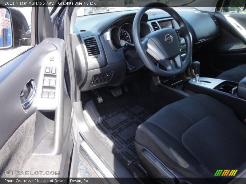 Graphite Blue / Black 2011 Nissan Murano S AWD