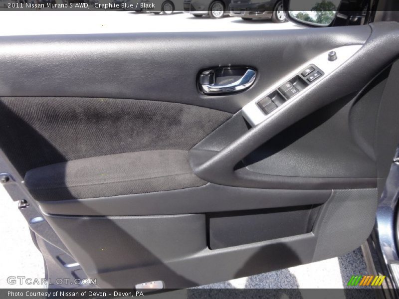Graphite Blue / Black 2011 Nissan Murano S AWD