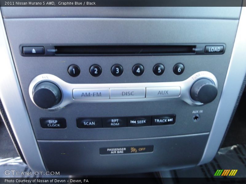 Graphite Blue / Black 2011 Nissan Murano S AWD