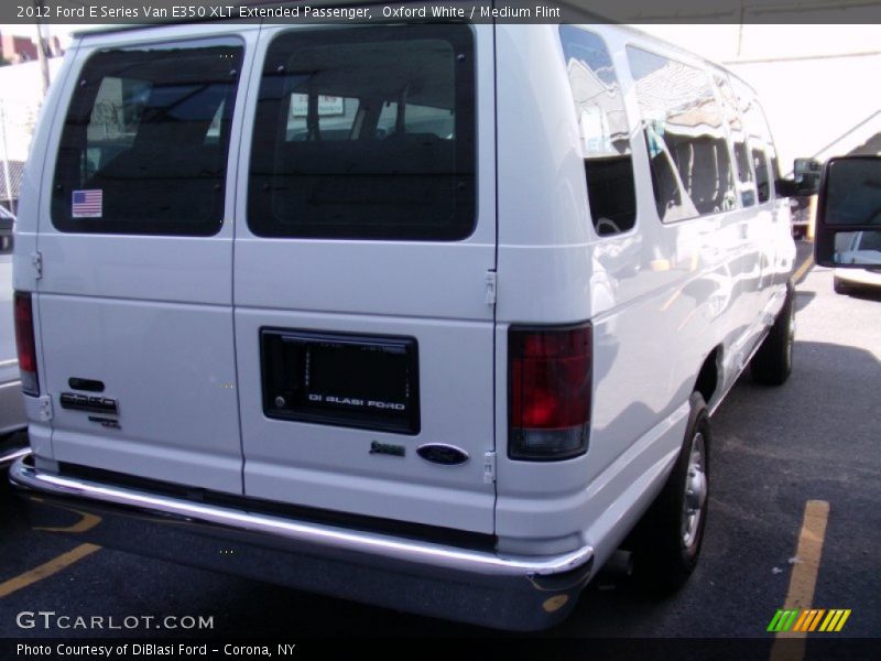 Oxford White / Medium Flint 2012 Ford E Series Van E350 XLT Extended Passenger