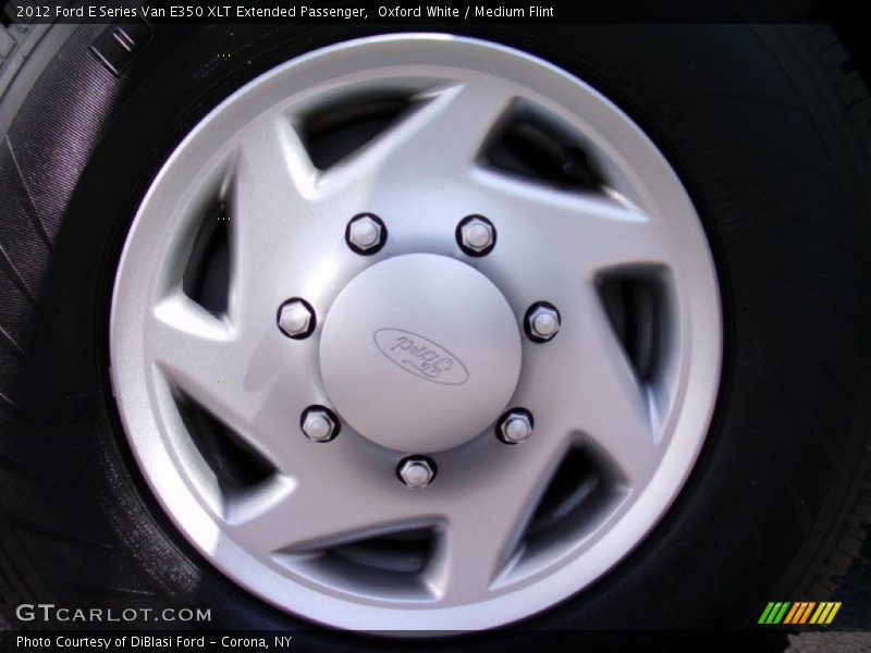 Oxford White / Medium Flint 2012 Ford E Series Van E350 XLT Extended Passenger