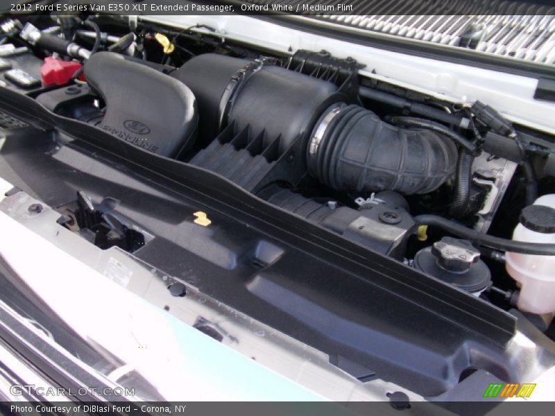 Oxford White / Medium Flint 2012 Ford E Series Van E350 XLT Extended Passenger