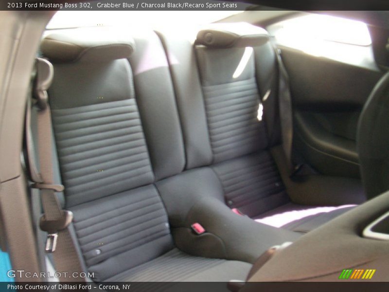 Grabber Blue / Charcoal Black/Recaro Sport Seats 2013 Ford Mustang Boss 302