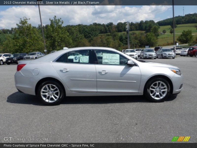 Silver Ice Metallic / Jet Black/Titanium 2013 Chevrolet Malibu ECO