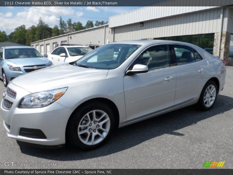 Silver Ice Metallic / Jet Black/Titanium 2013 Chevrolet Malibu ECO