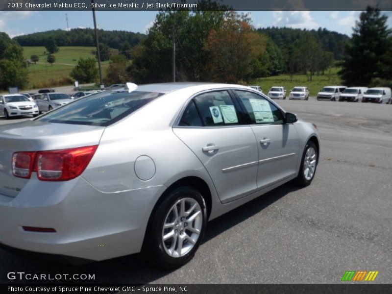 Silver Ice Metallic / Jet Black/Titanium 2013 Chevrolet Malibu ECO