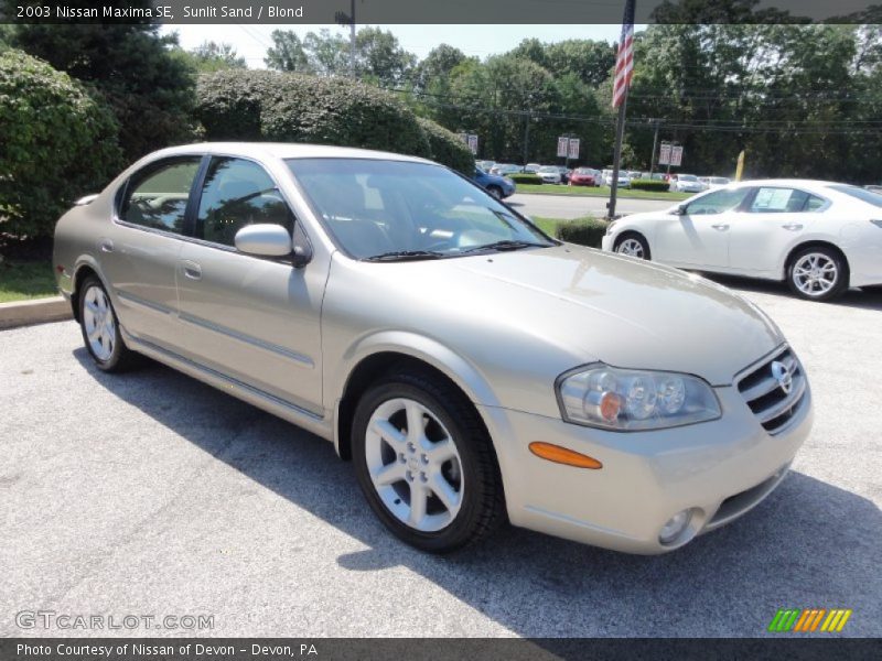 Sunlit Sand / Blond 2003 Nissan Maxima SE