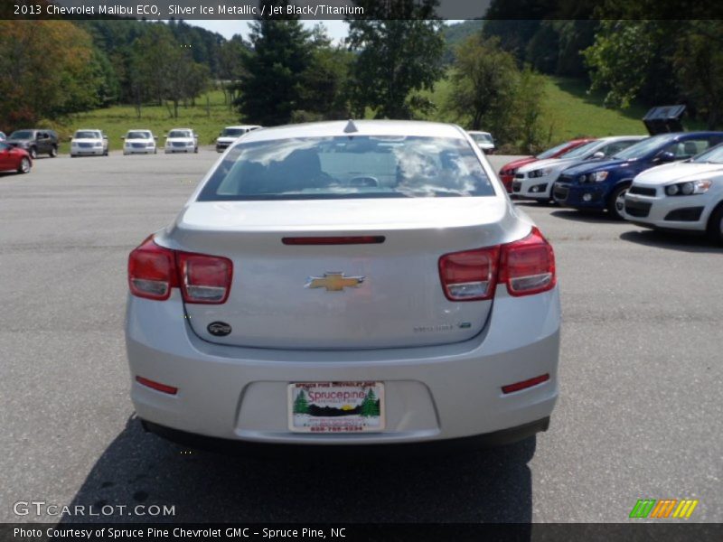 Silver Ice Metallic / Jet Black/Titanium 2013 Chevrolet Malibu ECO