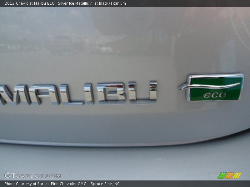 Silver Ice Metallic / Jet Black/Titanium 2013 Chevrolet Malibu ECO