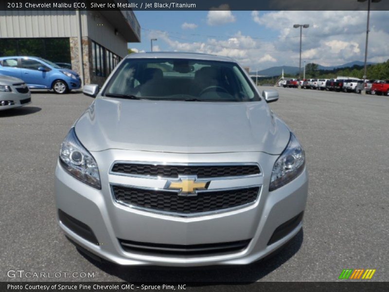 Silver Ice Metallic / Jet Black/Titanium 2013 Chevrolet Malibu ECO